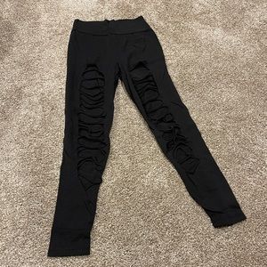 Ripped leggings sz small